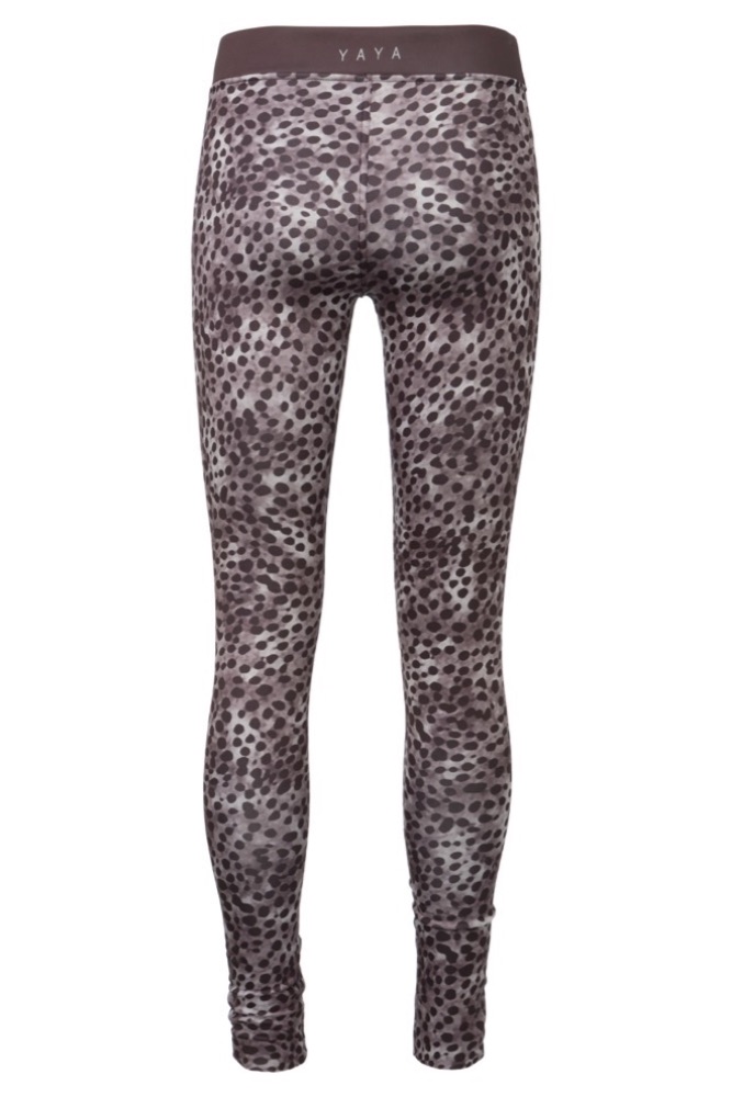 YAYA - Legíny obojstranné s leo-potlačou - BLACK DESSIN