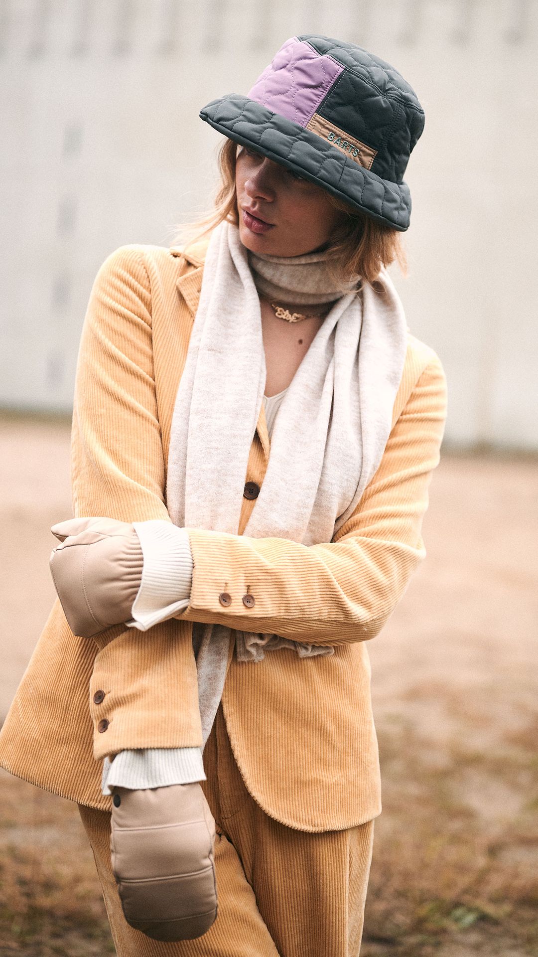 Barts - Rukavice - palčáky Bailee L - beige Barts - Rukavice - palčáky Bailee L - beige