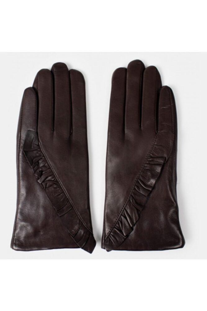 REDESIGNED - Rukavice Bethany - dark brown