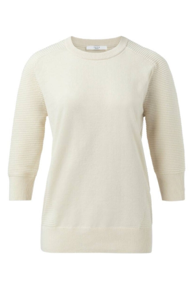 YAYA - Pulóvrik s 3/4 rukávom - CREAM