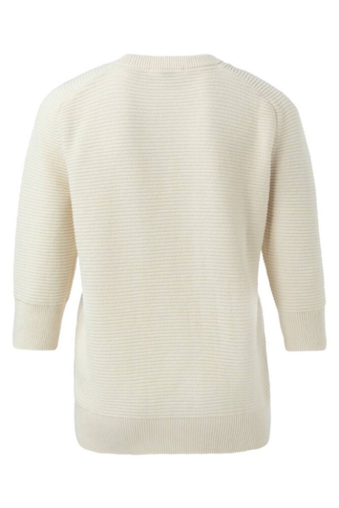 YAYA - Pulóvrik s 3/4  rukávom - CREAM