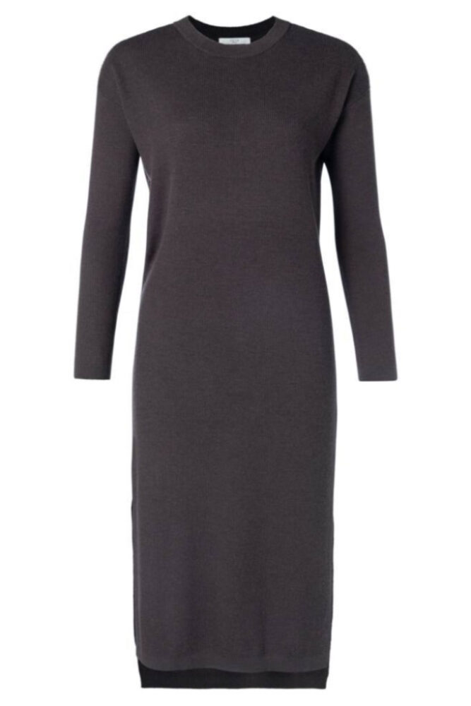 YAYA - Šaty platené s rozparkami - PHANTOM