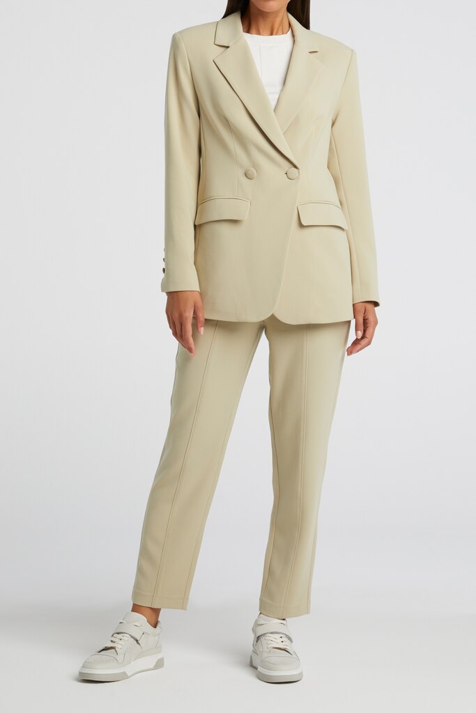 YAYA - Pulóvrik s rebrovým vzorom - off white YAYA - Pulóvrik s rebrovým vzorom - off white