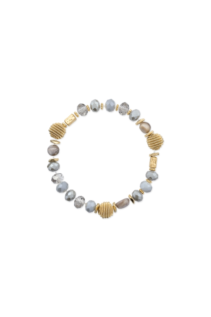 LIZAS - Náramok - light grey LIZAS - Náramok - light grey