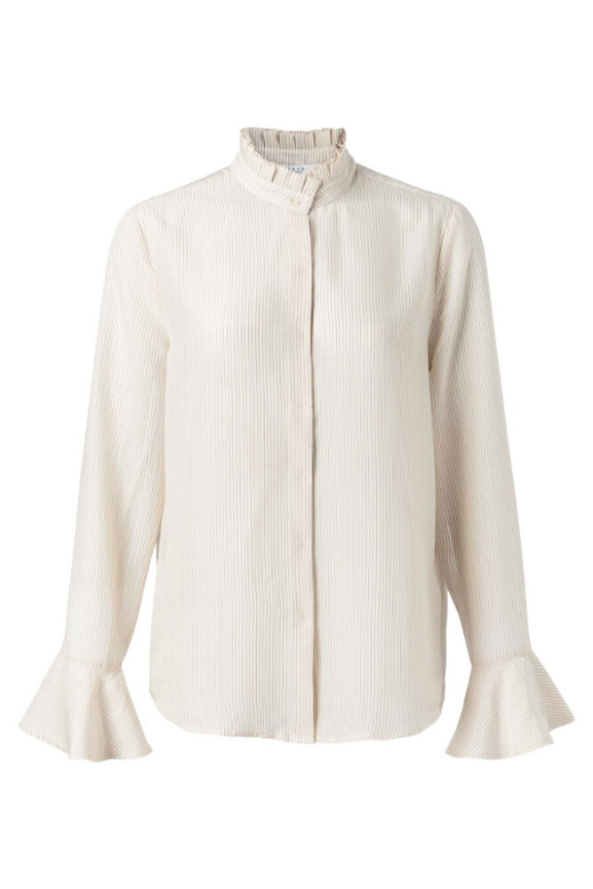 YAYA - Blúzka so stojačikom - PALE PEACH DESSIN