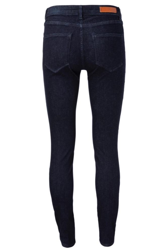 YAYA - Nohavice denim basic - DARK BLUE DENIM