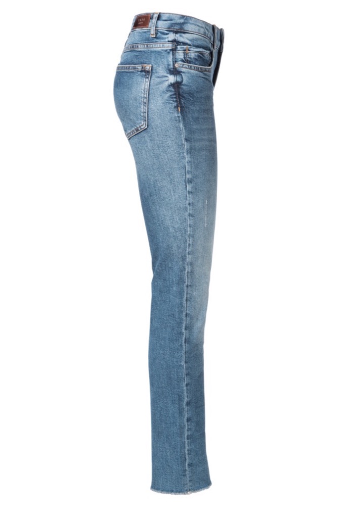 YAYA - Nohavice denim rovné - BLUE DENIM YAYA - Nohavice denim rovné - BLUE DENIM