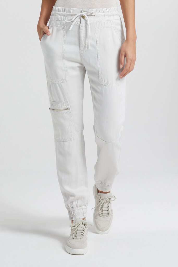 YAYA - Nohavice s gumičkou na spodu PEBBLE - pebble YAYA - Nohavice s gumičkou na spodu PEBBLE - pebble