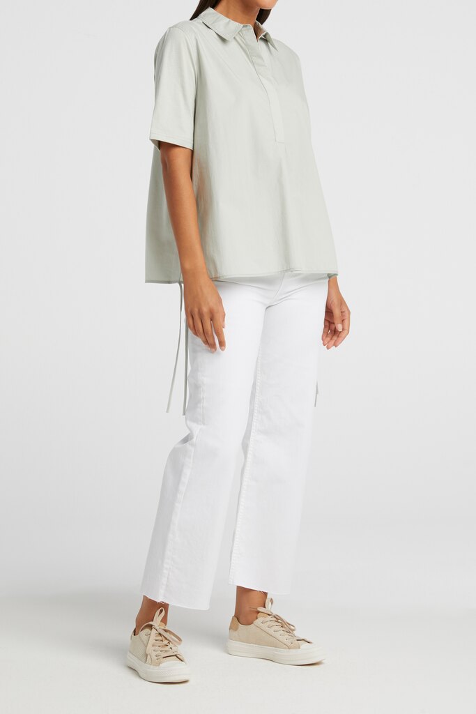 YAYA - Nohavice denim s vysokým sedom - off white YAYA - Nohavice denim s vysokým sedom - off white
