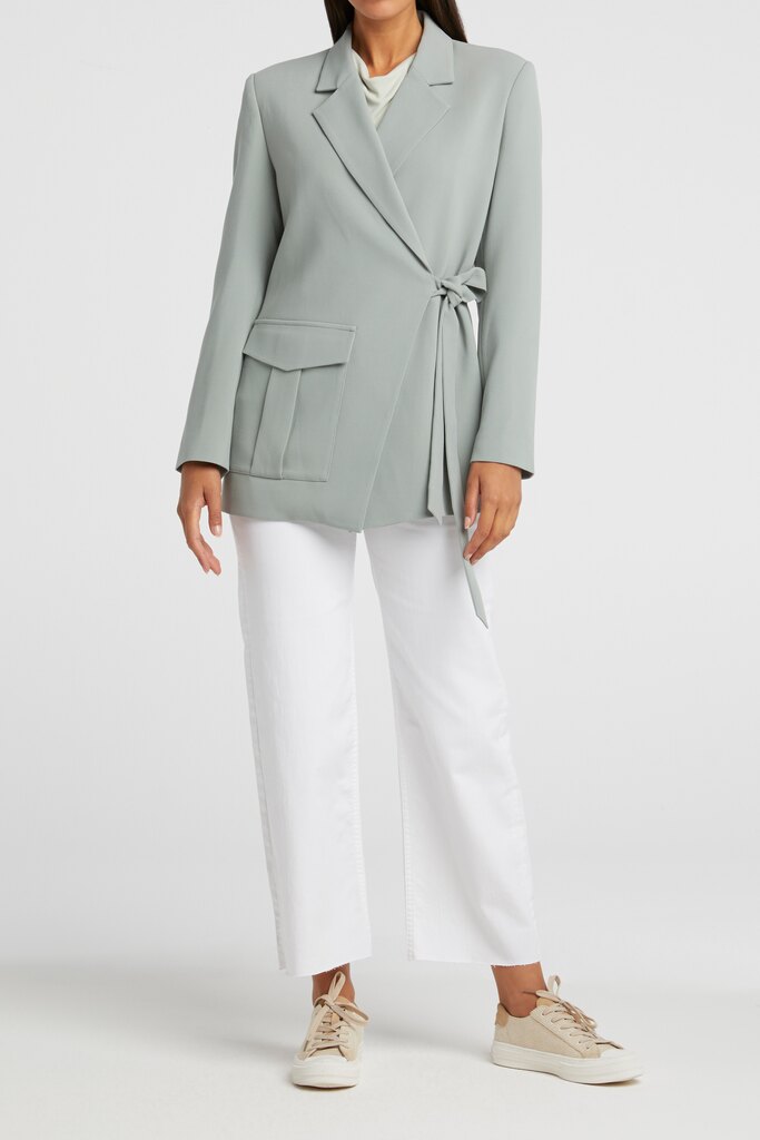 YAYA - Nohavice denim s vysokým sedom - off white YAYA - Nohavice denim s vysokým sedom - off white