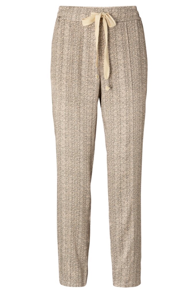 YAYA - Nohavice voľné s potlačou - egg shell dessin YAYA - Nohavice voľné s potlačou - egg shell dessin