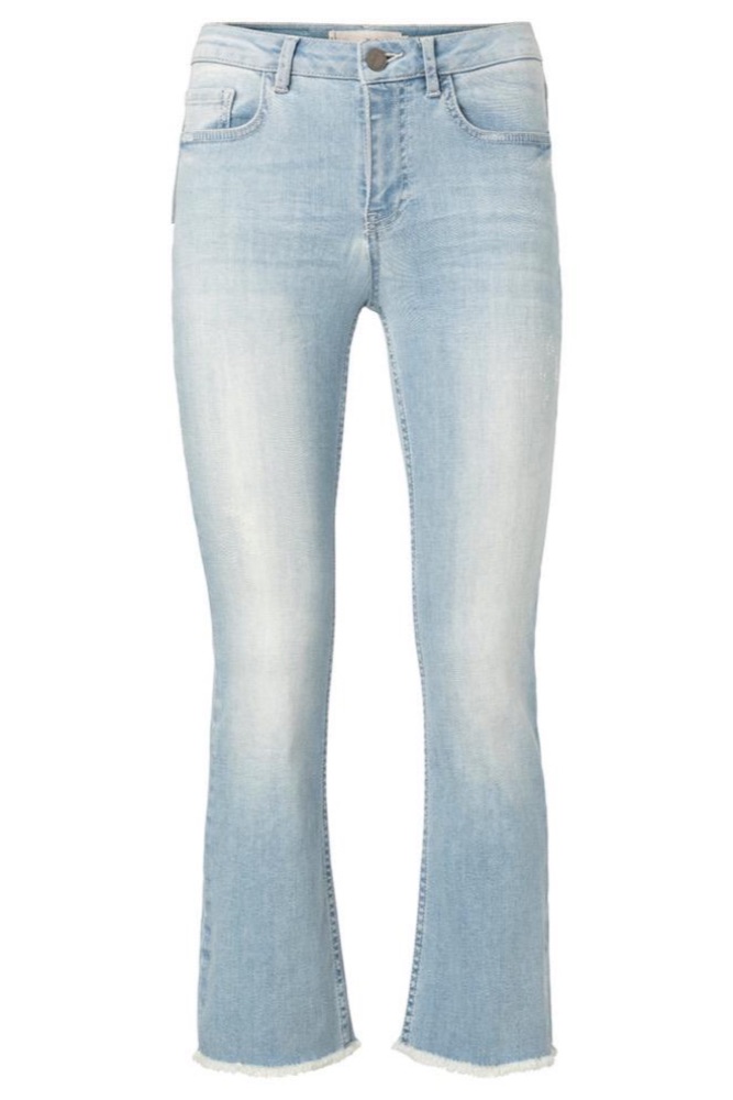 YAYA - Nohavice denim cropped - BLUE DENIM