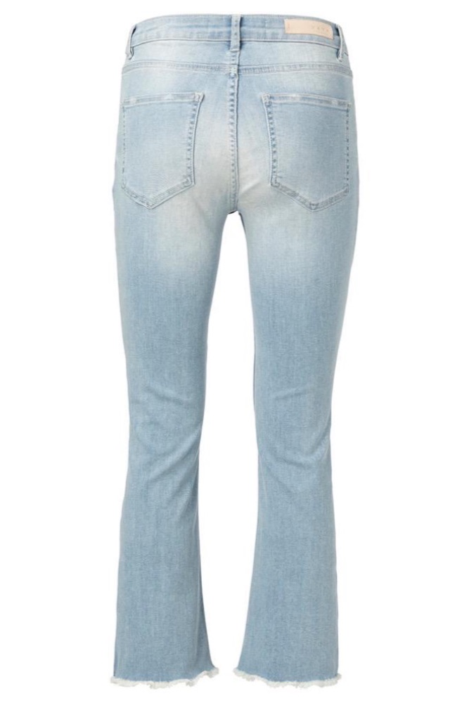 YAYA - Nohavice denim cropped - BLUE DENIM