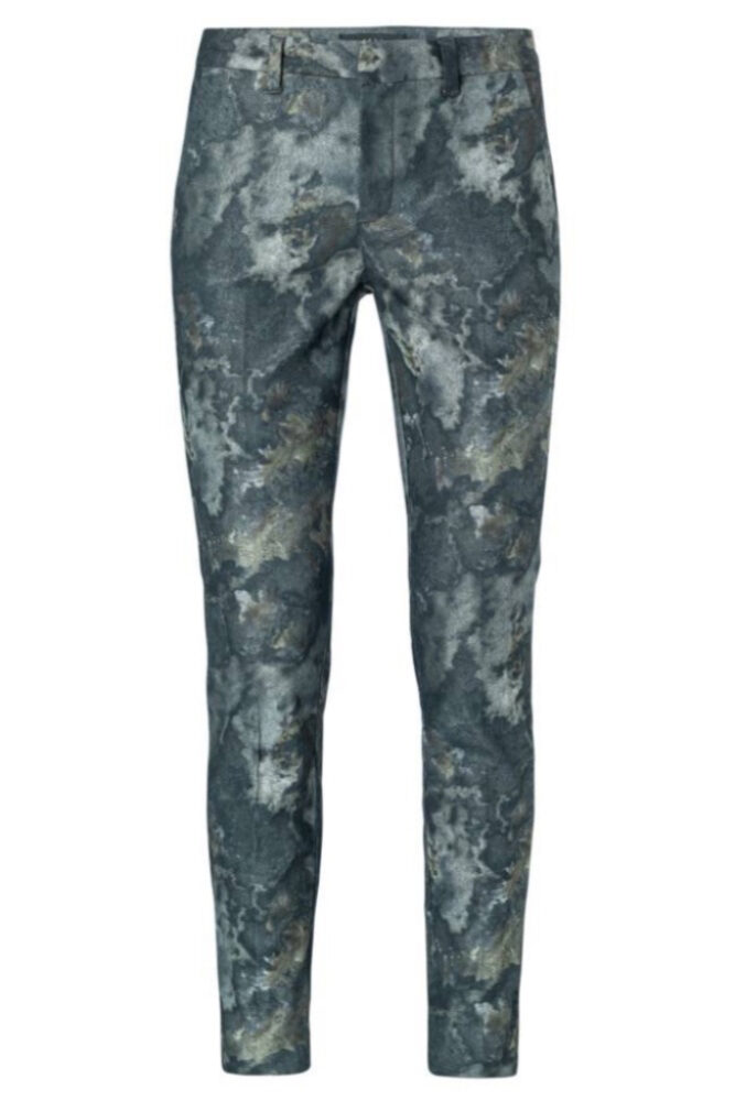 YAYA - Nohavice s potlačou - faded green dessin