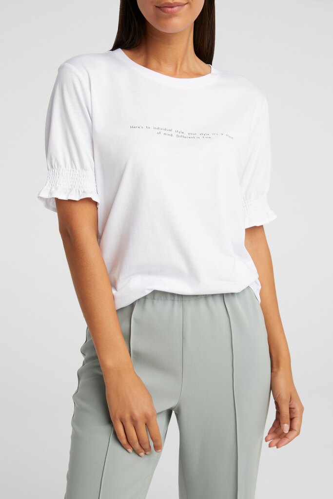 YAYA - Nohavice široké Concrete Blue - concrete blue YAYA - Nohavice široké Concrete Blue - concrete blue