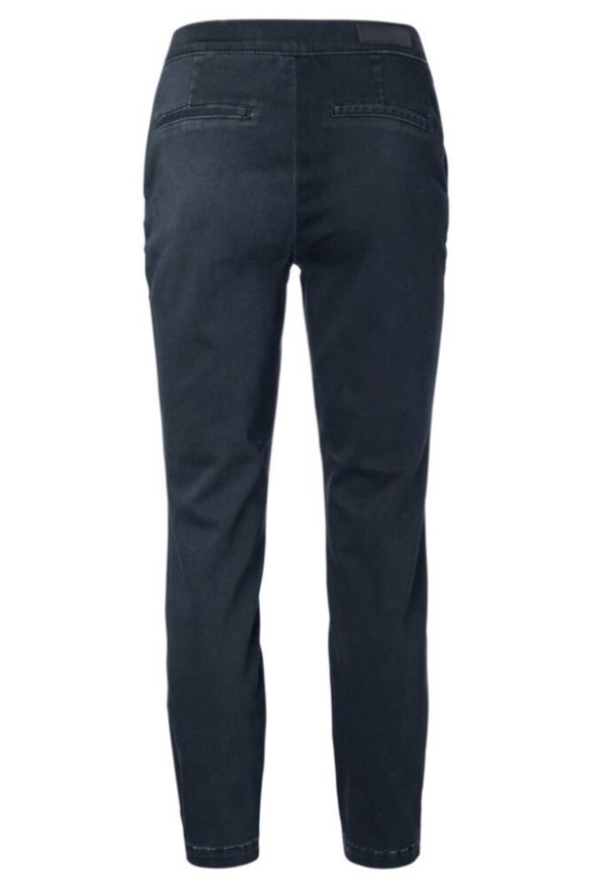YAYA - Nohavice chino - BLUE BLACK DENIM