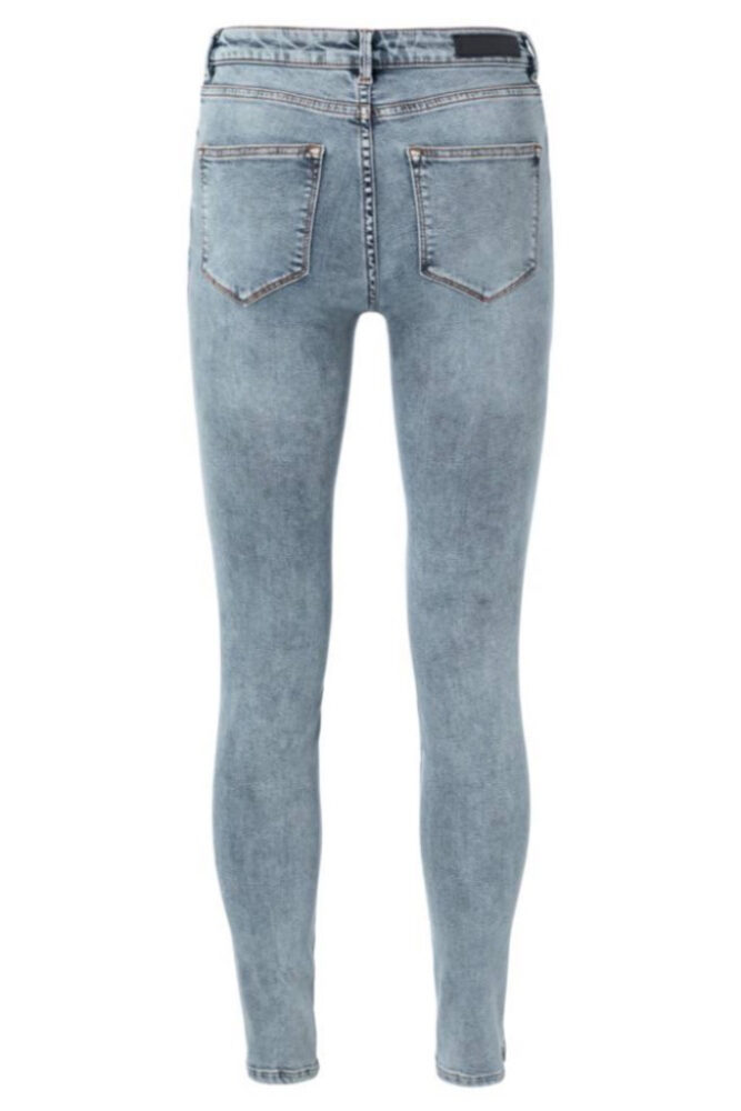 YAYA - Nohavice denim - BLUE GREY WASHED DENIM
