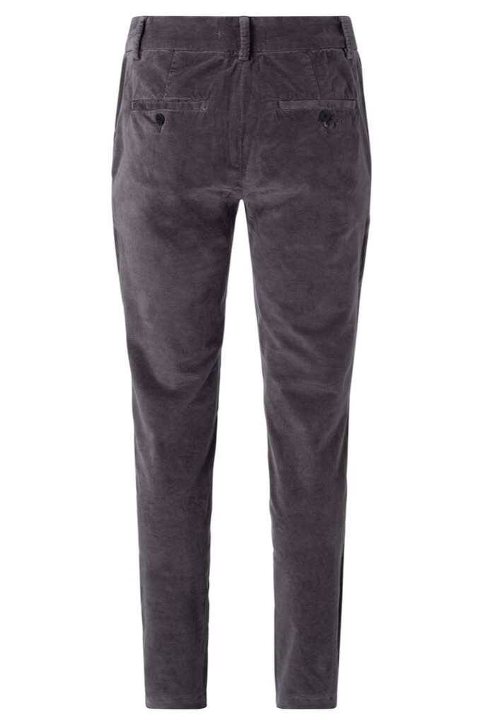 YAYA - Nohavice chino zamatové - DARK METAL YAYA - Nohavice chino zamatové - DARK METAL