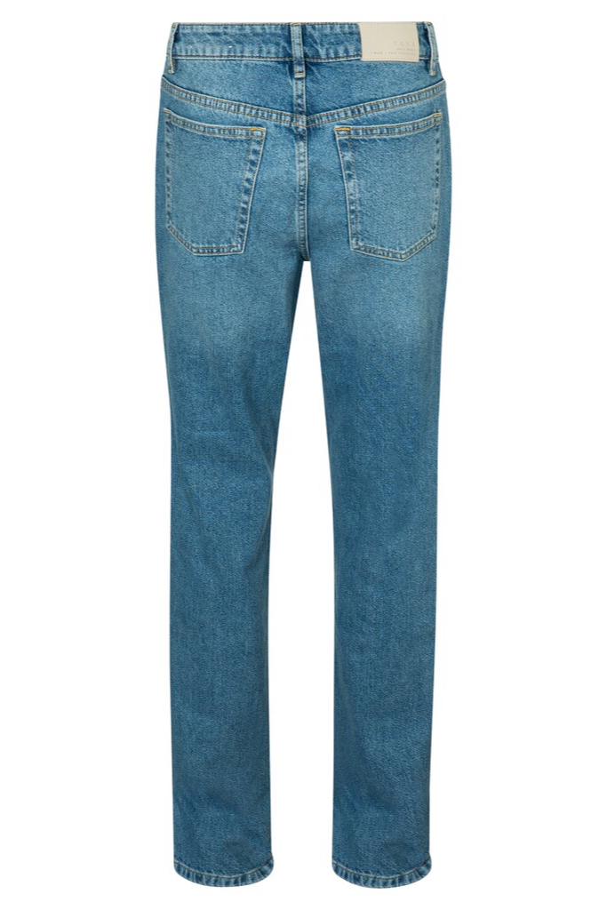 YAYA - Nohavice denim Blue denim - blue denim YAYA - Nohavice denim Blue denim - blue denim