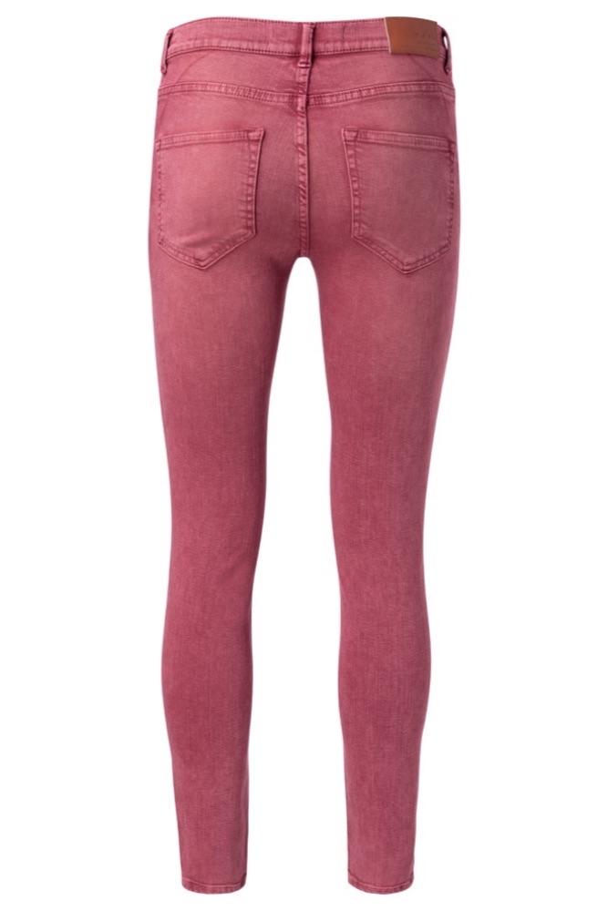 YAYA - Nohavice denim skinny - PINK ROUGE