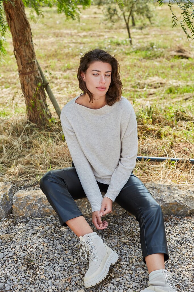 YAYA - Nohavice z nepravej kože 7/8 dĺžka Black - black YAYA - Nohavice z nepravej kože 7/8 dĺžka Black - black