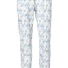 YAYA - Nohavice džersejové s potlačou MISTY BLUE DESSIN - misty blue dessin