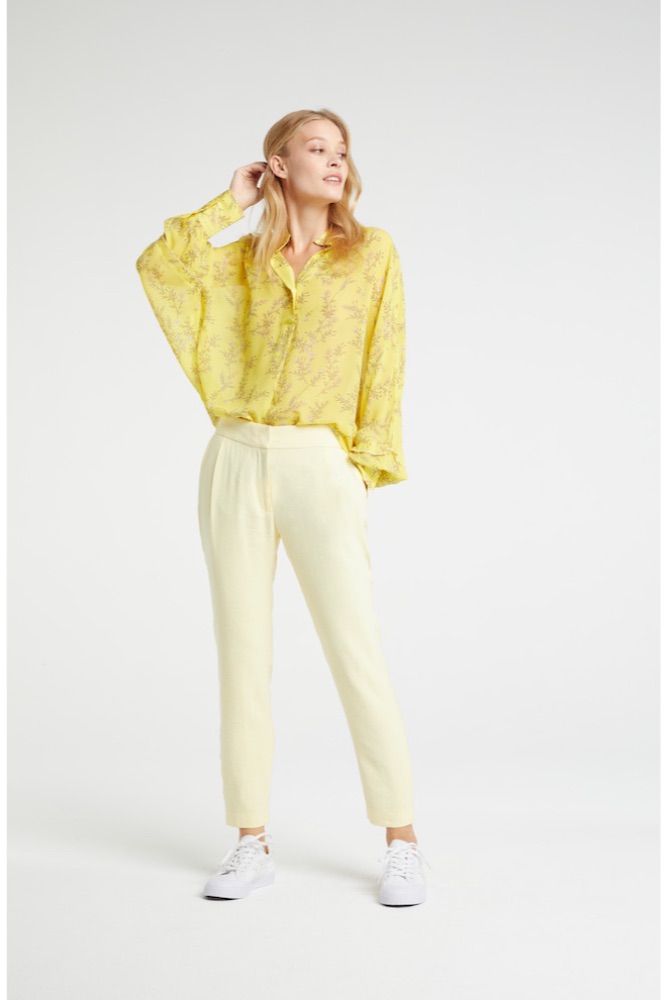 YAYA - Nohavice letné - PASTEL GREEN YAYA - Nohavice letné - PASTEL GREEN