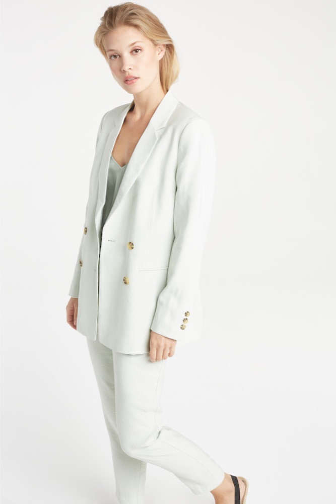 YAYA - Nohavice letné - PASTEL GREEN YAYA - Nohavice letné - PASTEL GREEN