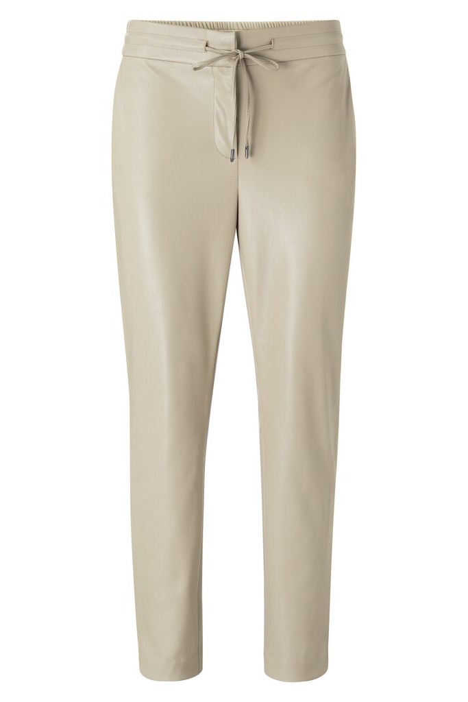 YAYA - Voľné nohavice z nepravej kože - eucalyptus YAYA - Voľné nohavice z nepravej kože - eucalyptus