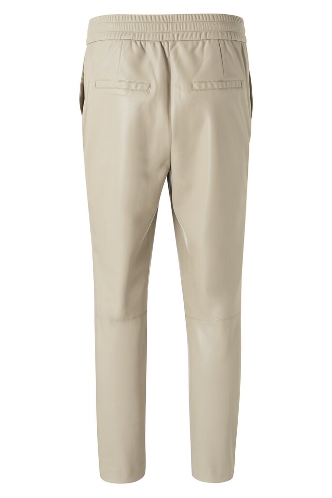 YAYA - Voľné nohavice z nepravej kože - eucalyptus YAYA - Voľné nohavice z nepravej kože - eucalyptus