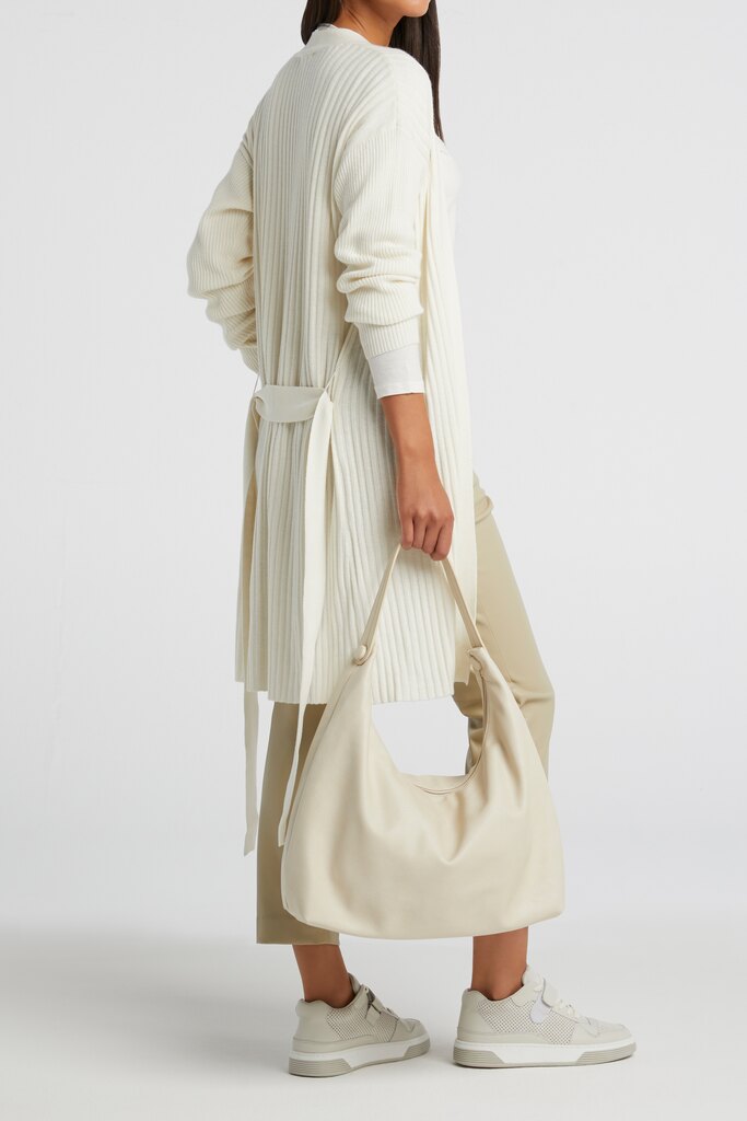 YAYA - Voľné nohavice z nepravej kože - eucalyptus YAYA - Voľné nohavice z nepravej kože - eucalyptus