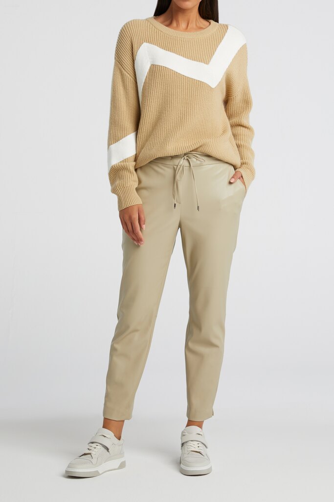 YAYA - Voľné nohavice z nepravej kože - eucalyptus YAYA - Voľné nohavice z nepravej kože - eucalyptus