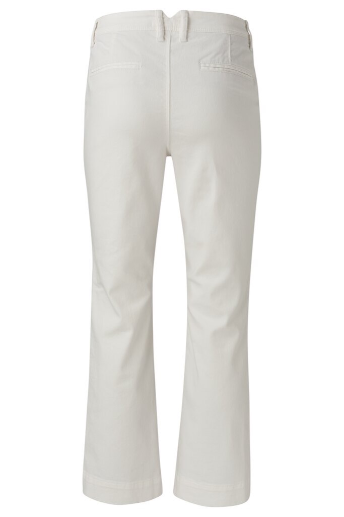 YAYA - Nohavice chino crop - blanc de blanc YAYA - Nohavice chino crop - blanc de blanc