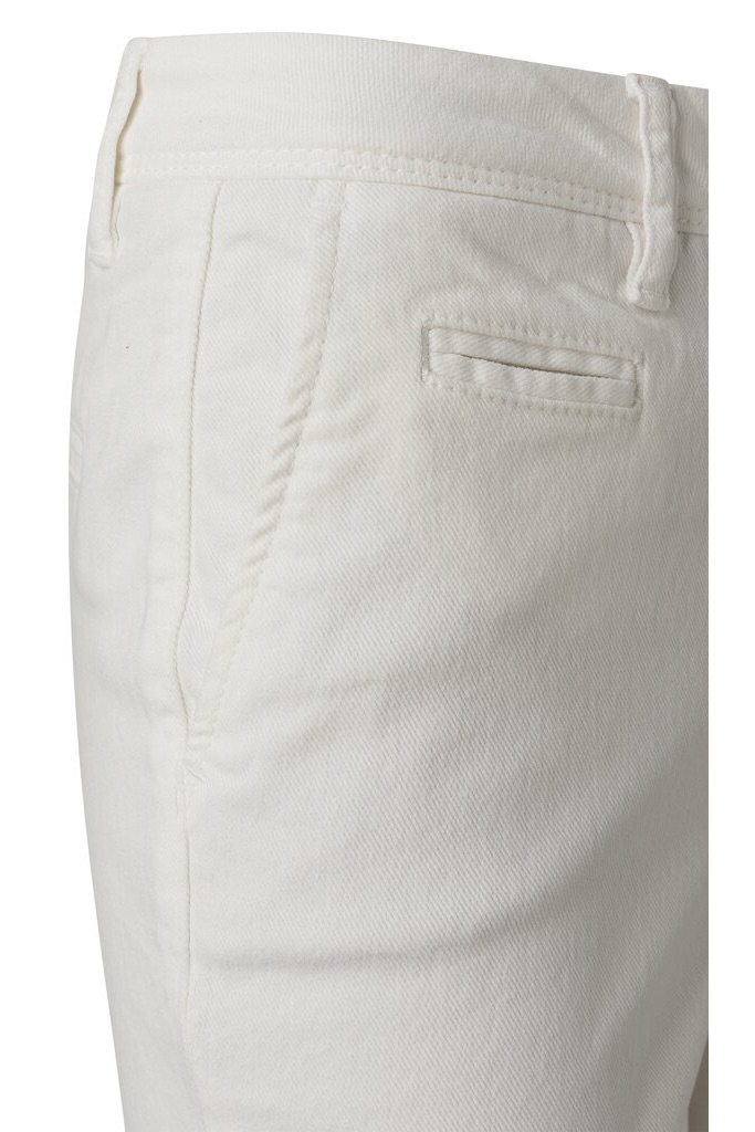 YAYA - Nohavice chino crop - blanc de blanc YAYA - Nohavice chino crop - blanc de blanc