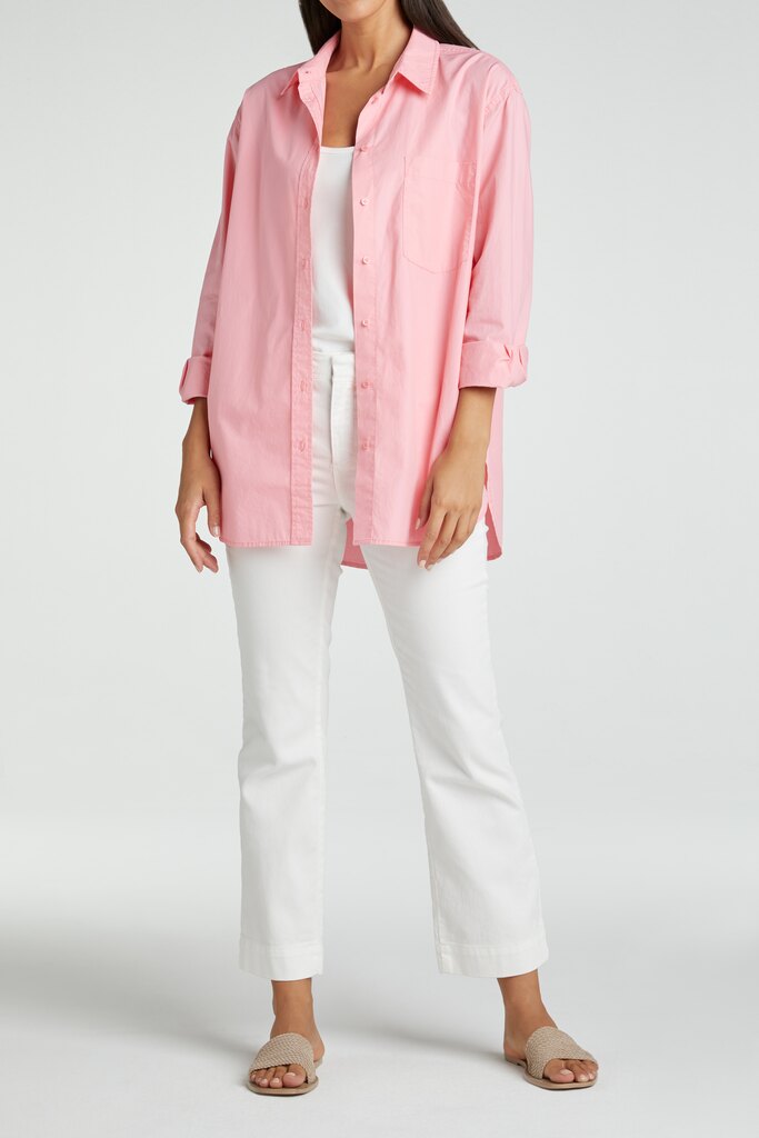 YAYA - Nohavice chino crop - blanc de blanc YAYA - Nohavice chino crop - blanc de blanc