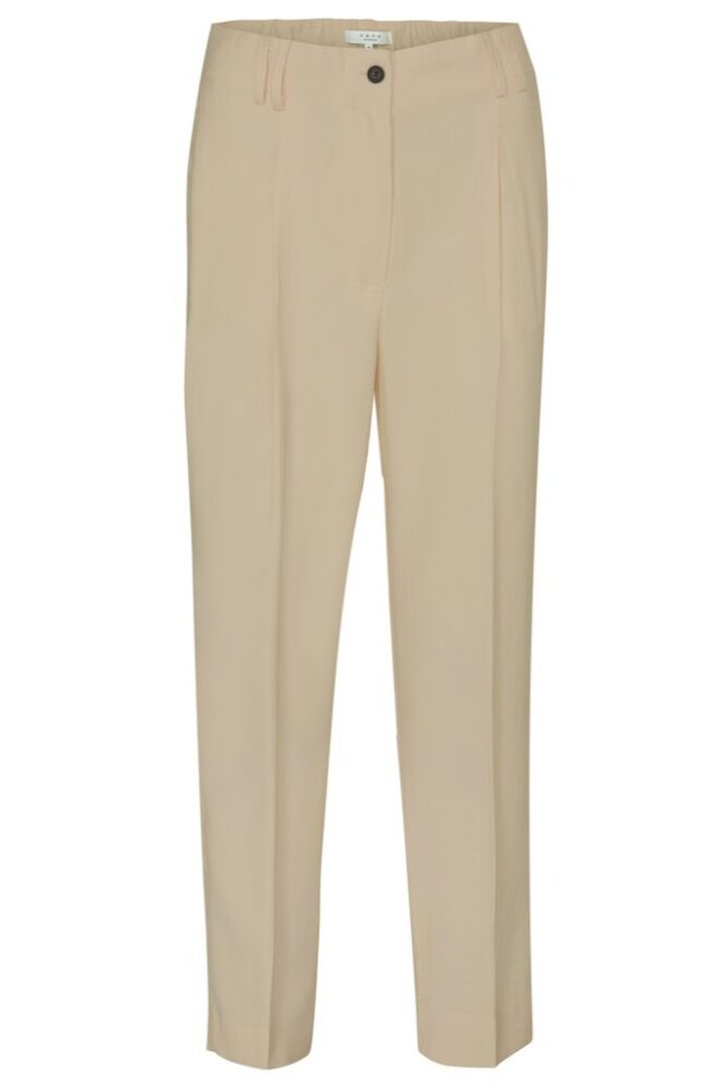 YAYA - Nohavice chino crop Warm sand - warm sand