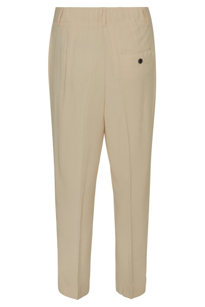 YAYA - Nohavice chino crop Warm sand - warm sand YAYA - Nohavice chino crop Warm sand - warm sand