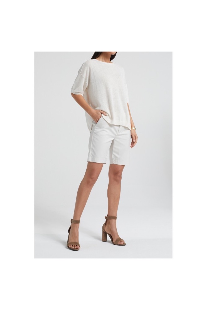 YAYA - Nohavice krátke - PEBBLE YAYA - Nohavice krátke - PEBBLE