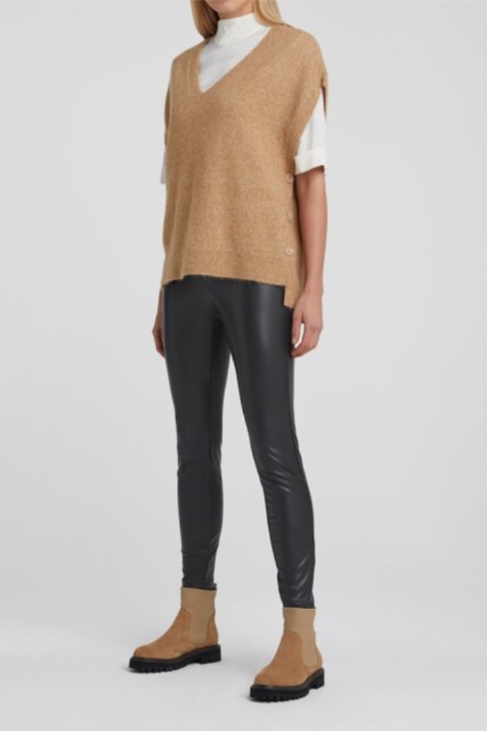 YAYA - Legíny koženkové - PHANTOM YAYA - Legíny koženkové - PHANTOM