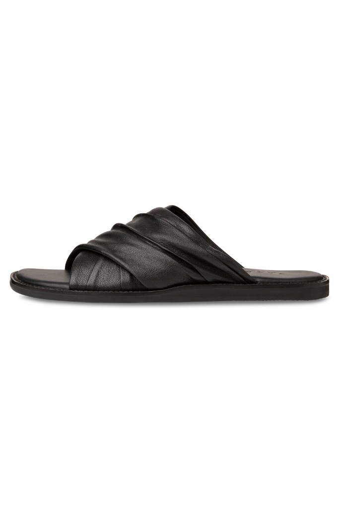 YAYA - Šľapky kožené Beluga black - beluga black YAYA - Šľapky kožené Beluga black - beluga black