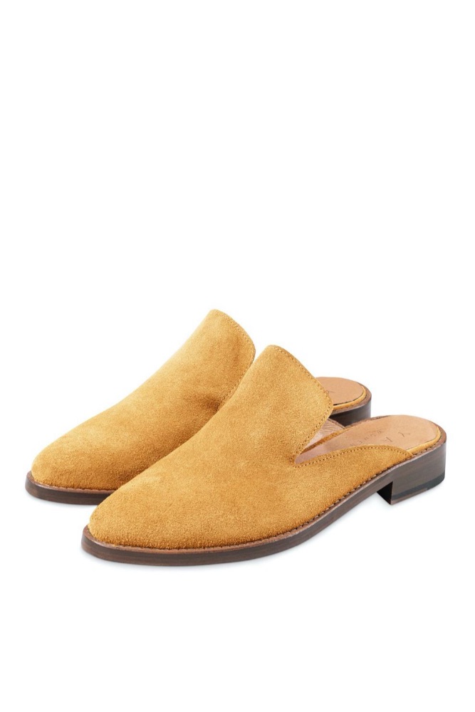 YAYA - Šľapky semišové - DUSTY OKER