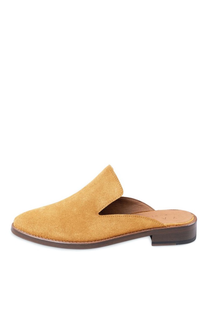 YAYA - Šľapky semišové - DUSTY OKER