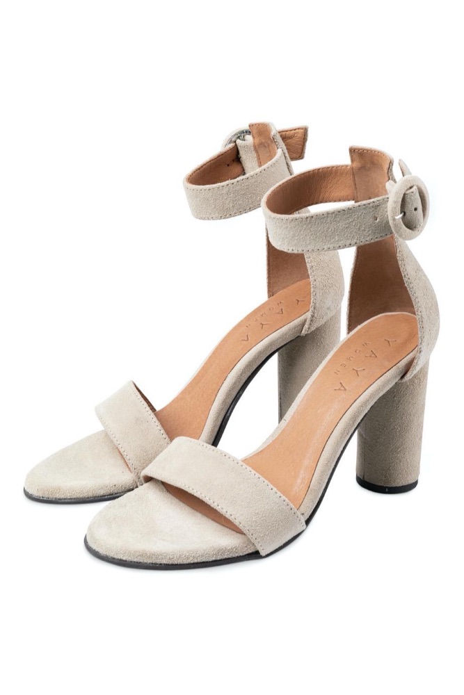 YAYA - Sandálky semišové - BONE WHITE