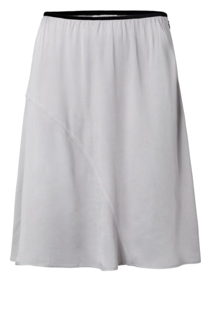 YAYA - Sukňa saténová SILVER - silver YAYA - Sukňa saténová SILVER - silver