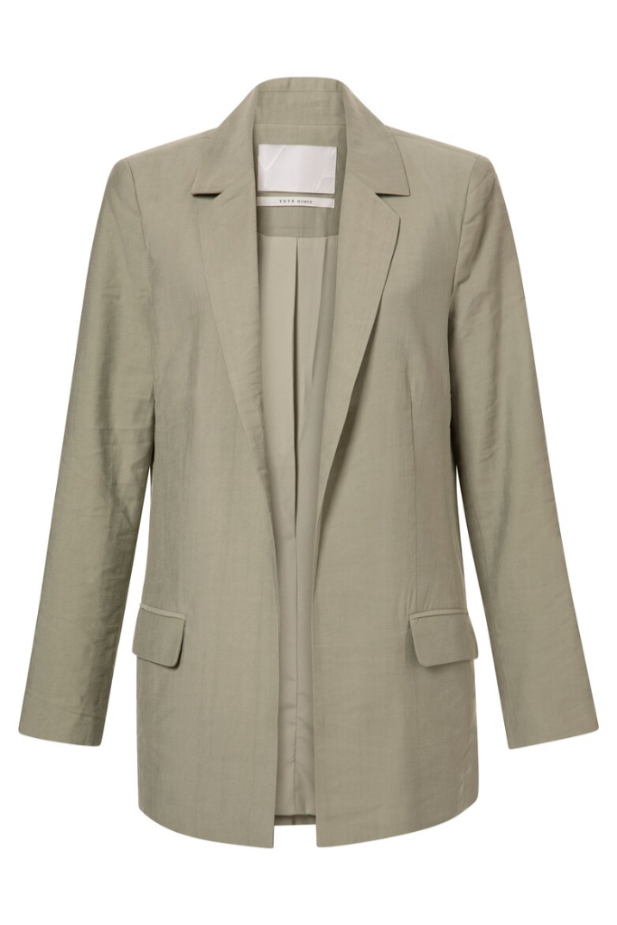 YAYA - Sako bez zapínania Seagrass green - seagrass green YAYA - Sako bez zapínania Seagrass green - seagrass green