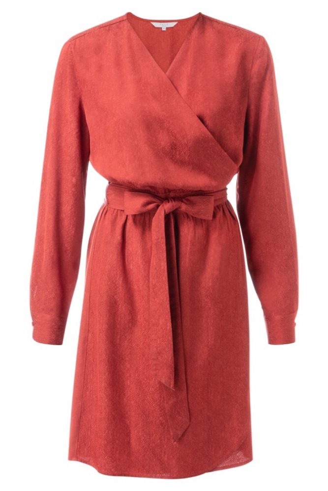 YAYA - Šaty zavinovacie - FIRE RED