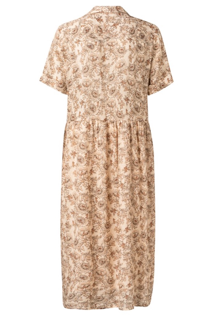 YAYA - Šaty midi s potlačou - sheer pink dessin YAYA - Šaty midi s potlačou - sheer pink dessin