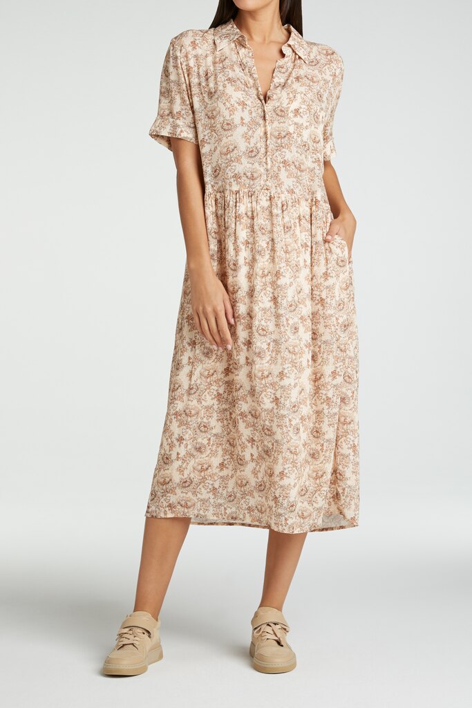 YAYA - Šaty midi s potlačou - sheer pink dessin YAYA - Šaty midi s potlačou - sheer pink dessin