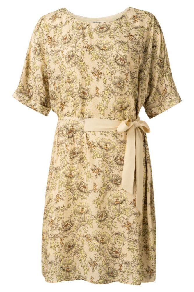 YAYA - Šaty s potlačou a opaskom - wheat dessin