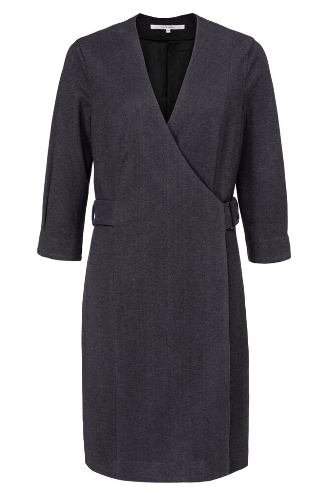 YAYA - Šaty zavinovacie Anthracite - anthracite